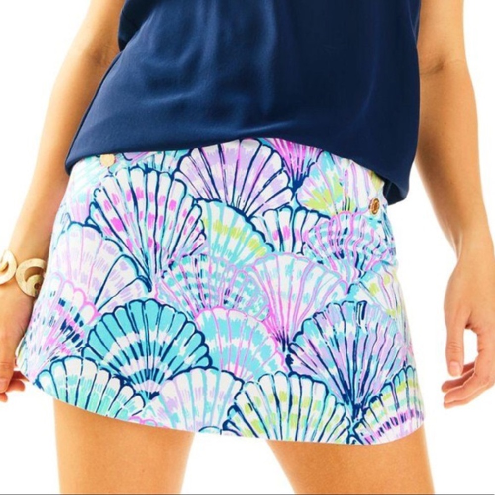 Lilly Pulitzer Madison skort in “Oh Shello”